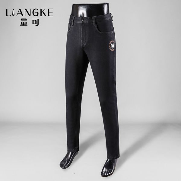 liangke men jeans exquisite embroidery straight leg jeans business denim trousers fleece stretch brand pants fashion, Blue
liangke men jeans exquisite embroidery straight leg jeans business denim trousers fleece stretch brand pants fashion, Blue
