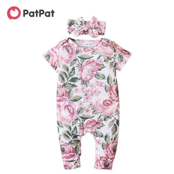 summer 2-piece baby floral print short-sleeve jumpsuit and headband set 210528, Blue
summer 2-piece baby floral print short-sleeve jumpsuit and headband set 210528, Blue