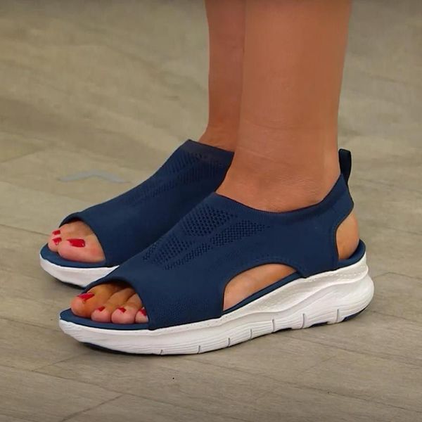 sandals shzq women mesh casual ladies wedge shoes solid color platform slip-on female sandalias soft thick bottom mujer, Black
sandals shzq women mesh casual ladies wedge shoes solid color platform slip-on female sandalias soft thick bottom mujer, Black