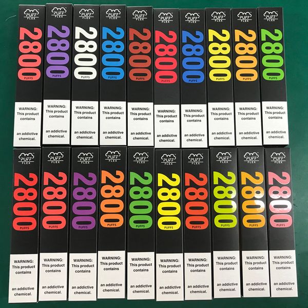 puff flex disposable device vape kits smoke 2800 puffs 8ml prefilled 20colors vs flow xxl plus max
puff flex disposable device vape kits smoke 2800 puffs 8ml prefilled 20colors vs flow xxl plus max