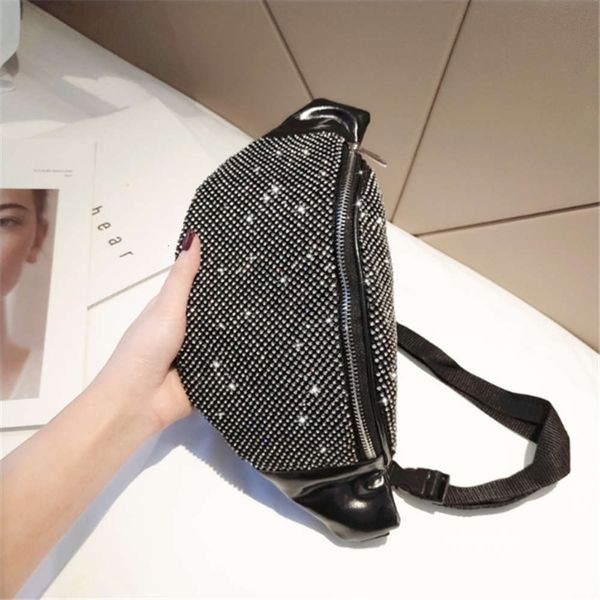 yang mi's same king water drill waist bag, women's single shoulder slanting half circle waist bag, new water drill inlaid with dia
yang mi's same king water drill waist bag, women's single shoulder slanting half circle waist bag, new water drill inlaid with dia