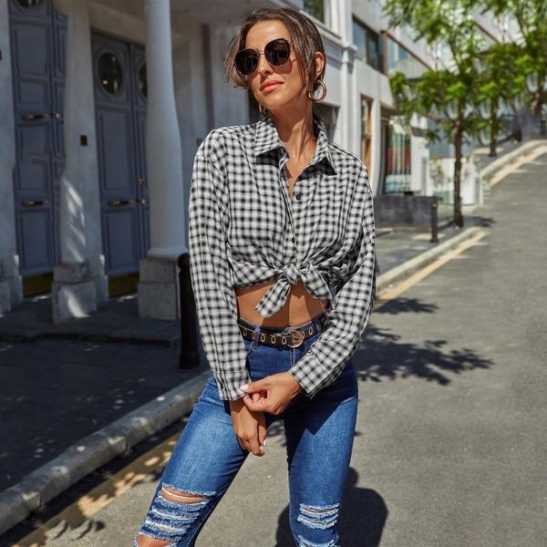 women's blouses & shirts women long sleeves buttons down casual single-breasted lapel s v neck black white lattices shirt tunic street
women's blouses & shirts women long sleeves buttons down casual single-breasted lapel s v neck black white lattices shirt tunic street