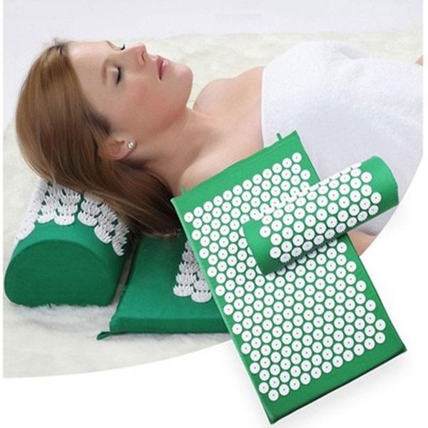 yoga mats massager cushion massage mat acupressure relieve stress back body pain spike acupuncture with pillow
yoga mats massager cushion massage mat acupressure relieve stress back body pain spike acupuncture with pillow