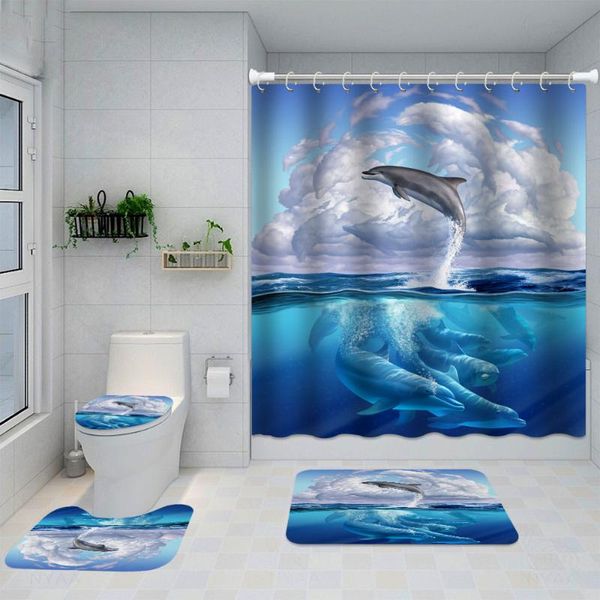 shower curtains 3d luxury dolphin pattern waterproof bathroom curtain set for ocean animals eco-friendly bath
shower curtains 3d luxury dolphin pattern waterproof bathroom curtain set for ocean animals eco-friendly bath