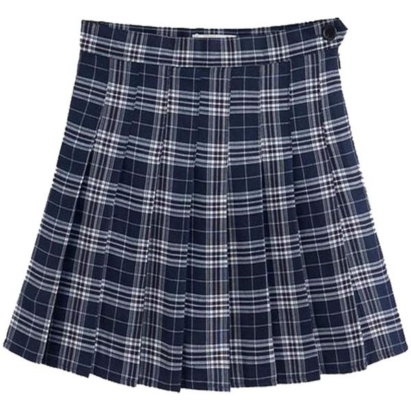 skirts womail women fashion casual girls plaid short high waist pleated skirt buttons skater tennis school a-line mujer faldas, Black
skirts womail women fashion casual girls plaid short high waist pleated skirt buttons skater tennis school a-line mujer faldas, Black