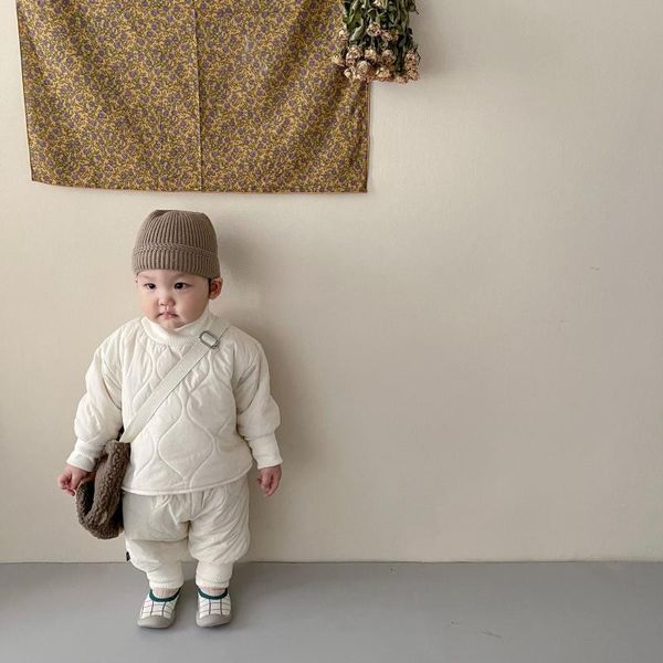 clothing sets full sleeve o-neck collar solid pullover regular cotton fashion cute lovely comfortable warm winter autumn kids, White
clothing sets full sleeve o-neck collar solid pullover regular cotton fashion cute lovely comfortable warm winter autumn kids, White
