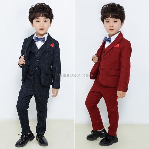 kids boys formal suits baby boy clothes suit for wedding tuxedo teenage party clothing 3 pcs/set plaid children costume, White
kids boys formal suits baby boy clothes suit for wedding tuxedo teenage party clothing 3 pcs/set plaid children costume, White