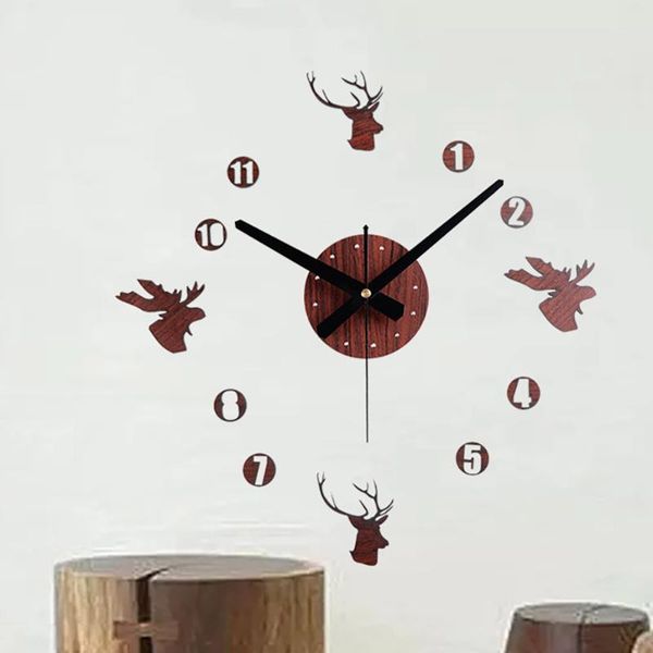 nordic modern deer shape refrigerator clock metal pointer silent home message stickers kitchen accessories wall clock
nordic modern deer shape refrigerator clock metal pointer silent home message stickers kitchen accessories wall clock