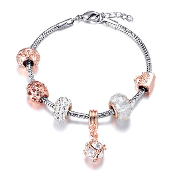 charm bracelets cuteeco crystal pendant bracelet for women silver color snake chain brand jewelry drop, Golden;silver
charm bracelets cuteeco crystal pendant bracelet for women silver color snake chain brand jewelry drop, Golden;silver