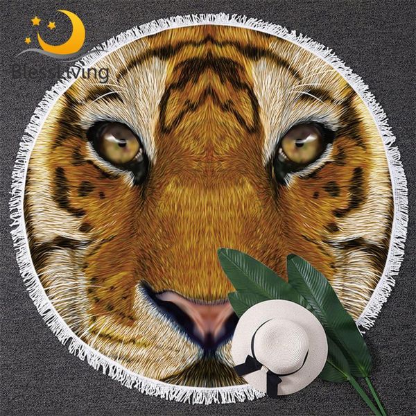 towel blessliving 3d tiger round beach large for adults kids wild animal print towels big cat circle blanket with tassels 150cm
towel blessliving 3d tiger round beach large for adults kids wild animal print towels big cat circle blanket with tassels 150cm