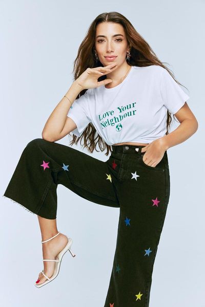 women's t-shirt trendyol 100 organic cotton semi-fitted printed knitted twoss21ts1429, White
women's t-shirt trendyol 100 organic cotton semi-fitted printed knitted twoss21ts1429, White