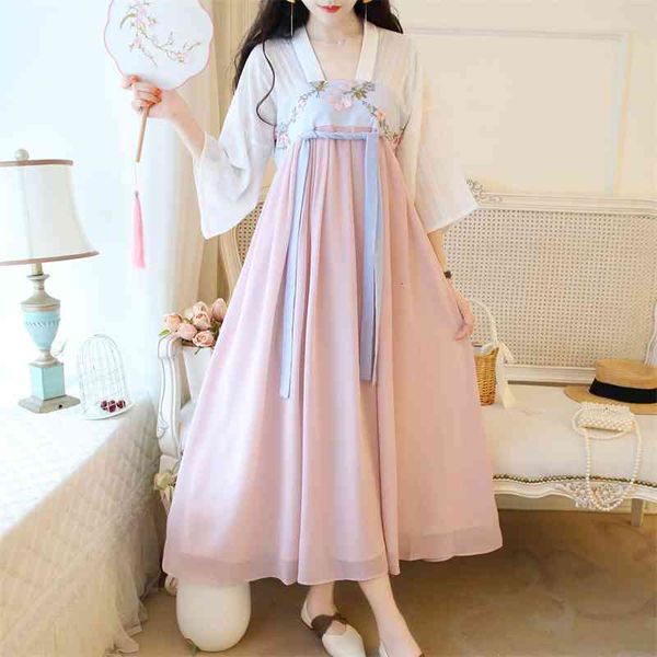women's t-shirt women ancient chinese dress floral traditional chiffon flowy hanfu costume vintage tang dynasty fairy fancy cospla, White
women's t-shirt women ancient chinese dress floral traditional chiffon flowy hanfu costume vintage tang dynasty fairy fancy cospla, White