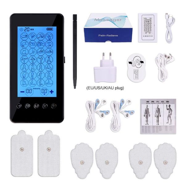 electric massagers 28-mode tens machine touch screen therapy rechargeable body massager massage device health care muscle stimulator
electric massagers 28-mode tens machine touch screen therapy rechargeable body massager massage device health care muscle stimulator