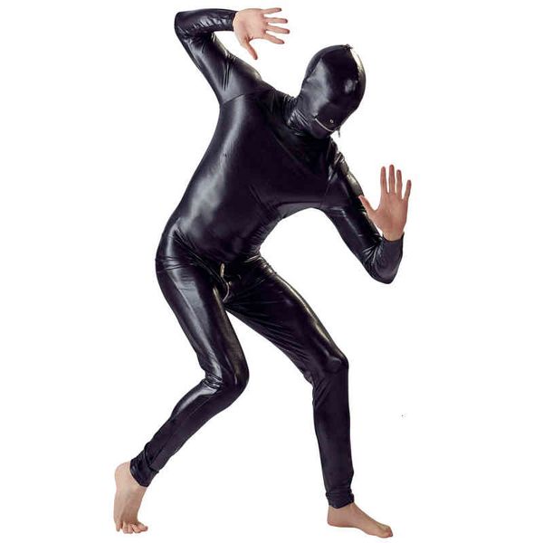full body bondage hood mask male zentai bodysuit jumpsuit leotard exotic party night club costume plus size mens lingerie, Black;white
full body bondage hood mask male zentai bodysuit jumpsuit leotard exotic party night club costume plus size mens lingerie, Black;white