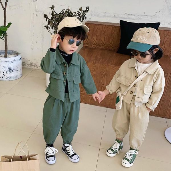 clothing sets 5354 autumn 2021 children 2 piece suit single row button jacket +pant fashion boys clothes cotton girls cool twins, White
clothing sets 5354 autumn 2021 children 2 piece suit single row button jacket +pant fashion boys clothes cotton girls cool twins, White