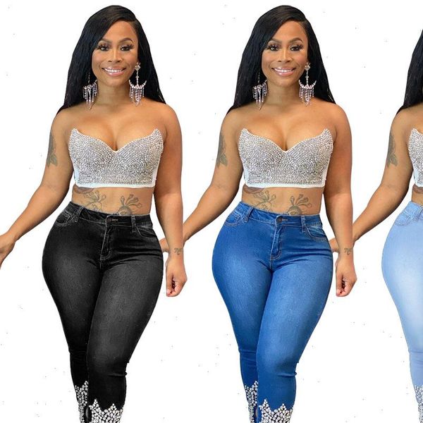 fashion denim trousers beading women jean deisign high waist stretch skinny casual pants size s xxl, Blue
fashion denim trousers beading women jean deisign high waist stretch skinny casual pants size s xxl, Blue