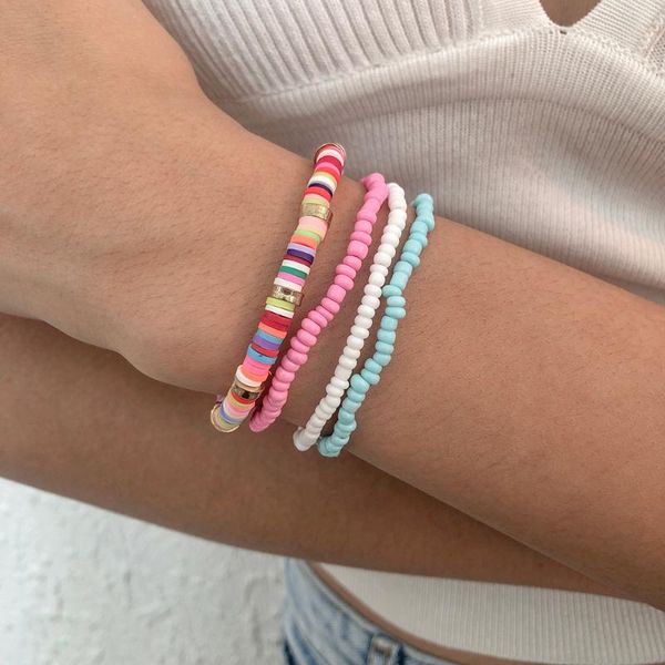 charm bracelets lalynnly fashion handmade multilayer colorful women's bohemian simple sweet beaded bracelet female jewelry accesories b1, Golden;silver
charm bracelets lalynnly fashion handmade multilayer colorful women's bohemian simple sweet beaded bracelet female jewelry accesories b1, Golden;silver