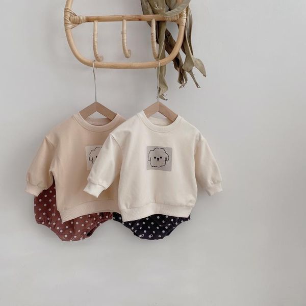clothing sets autumn cute dog long sleeve sweatshirts and dot shorts 2 pcs baby boys girls cotton outfits, White
clothing sets autumn cute dog long sleeve sweatshirts and dot shorts 2 pcs baby boys girls cotton outfits, White