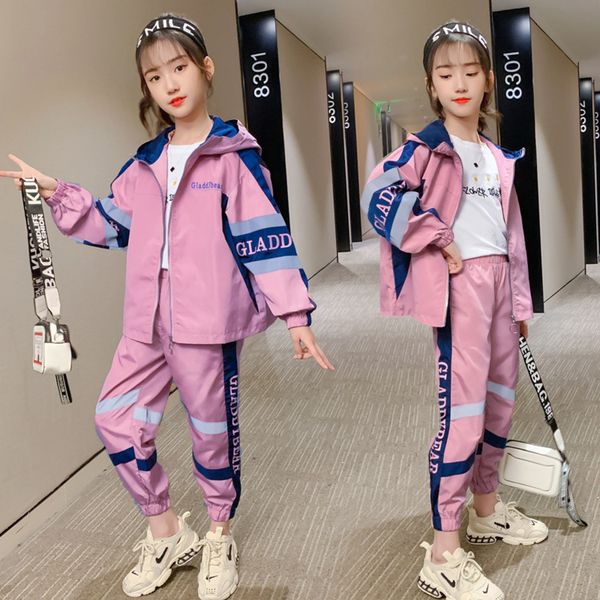 baby active clothing set 2pcs teenage spring autumn tracksuit kids sportswear girls suit costume hooded windbreaker +pants, White
baby active clothing set 2pcs teenage spring autumn tracksuit kids sportswear girls suit costume hooded windbreaker +pants, White