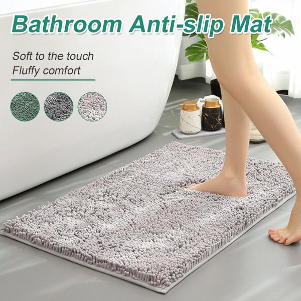 carpets chenille bathroom mat soft shaggy non-slip super water absorption bath rug carpet for bedroom hallway entrance 40*60 cm
carpets chenille bathroom mat soft shaggy non-slip super water absorption bath rug carpet for bedroom hallway entrance 40*60 cm
