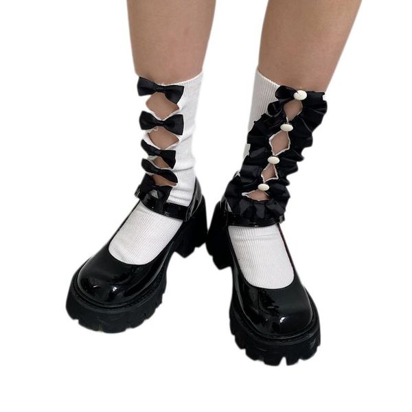 socks & hosiery lolita women crew hollow out asymmetrical bowknot black white girl
socks & hosiery lolita women crew hollow out asymmetrical bowknot black white girl