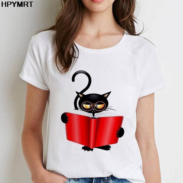 new t shirt women cat reading printed t-shirt harajuku kawaii animal t-shirt female fashion white women's t shirt clothing
new t shirt women cat reading printed t-shirt harajuku kawaii animal t-shirt female fashion white women's t shirt clothing