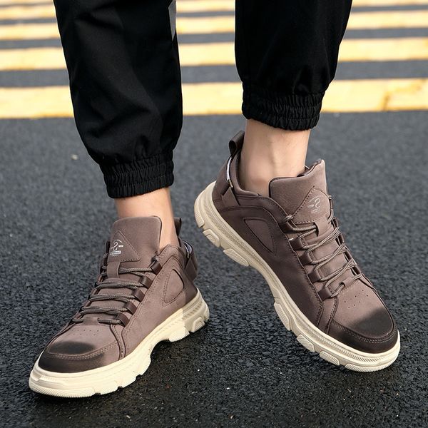 autumn 2021 new korean fashion tooling martin boots men's winter british high leather shoes, Black
autumn 2021 new korean fashion tooling martin boots men's winter british high leather shoes, Black