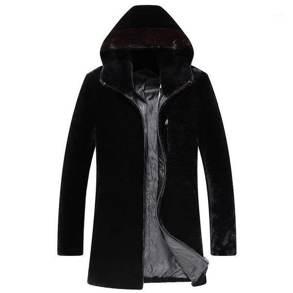 men's leather & faux real sheep shearling fur coat winter jacket men mink collar wool coats luxury warm jackets 5xl veste homme my1622, Black
men's leather & faux real sheep shearling fur coat winter jacket men mink collar wool coats luxury warm jackets 5xl veste homme my1622, Black