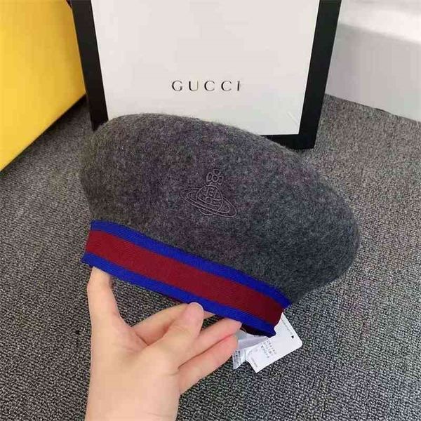 design shangyu hat industry empress dowager beret female british pure wool classic saturn embroidered bud 70% off, Blue;gray
design shangyu hat industry empress dowager beret female british pure wool classic saturn embroidered bud 70% off, Blue;gray