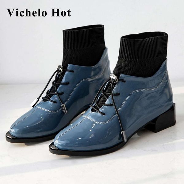 boots vichelo plus size round toe med heel winter shoes women keep warm cross-tied gladiator young lady streetwear ankle l86, Black
boots vichelo plus size round toe med heel winter shoes women keep warm cross-tied gladiator young lady streetwear ankle l86, Black