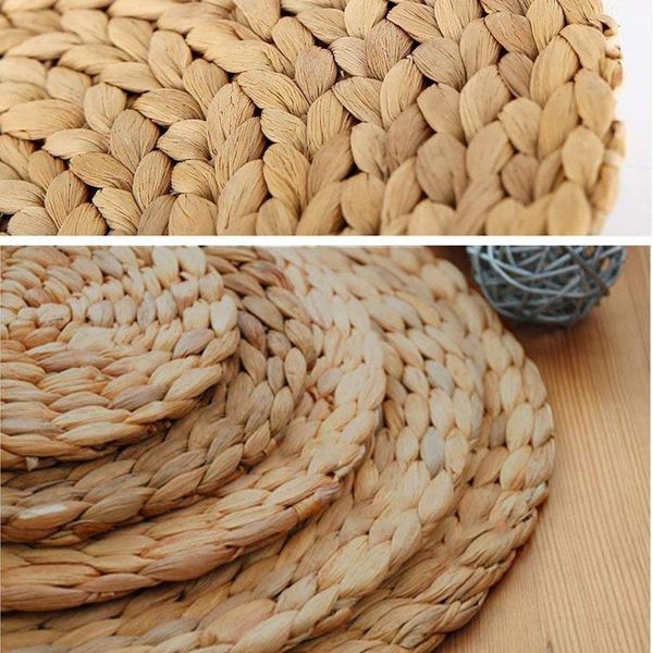 table runner natural handmade straw woven placemat wooden round braided mat heat resistant insulation anti-skidding pad water hyacinth pl
table runner natural handmade straw woven placemat wooden round braided mat heat resistant insulation anti-skidding pad water hyacinth pl