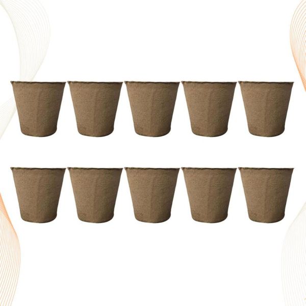 10 pcs 8x8cm flower peat pots starter tray kit biodegradable eco-friendly plant pots planter for seedling gardening seed
10 pcs 8x8cm flower peat pots starter tray kit biodegradable eco-friendly plant pots planter for seedling gardening seed
