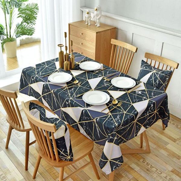 table cloth nordic style waterproof black color geometric printed rectangle cover for dining party decoration home textile
table cloth nordic style waterproof black color geometric printed rectangle cover for dining party decoration home textile