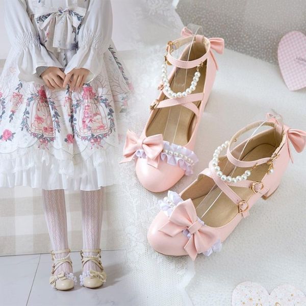 us4-11 womens round toe bowknot pearls lolita block heel pumps mary janes retro cute sweet shoes plus size 3colors new 2021, Black
us4-11 womens round toe bowknot pearls lolita block heel pumps mary janes retro cute sweet shoes plus size 3colors new 2021, Black