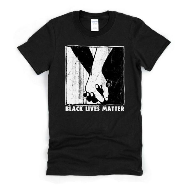 women's t-shirt black lives matter power fist t shirt george floyd blm protest tee for women men femme cotton streetwear, White
women's t-shirt black lives matter power fist t shirt george floyd blm protest tee for women men femme cotton streetwear, White
