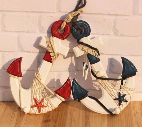 mediterranean background wall mural wooden anchor hook room ornament handmade craft home decoration accessories 33*23 cm
mediterranean background wall mural wooden anchor hook room ornament handmade craft home decoration accessories 33*23 cm