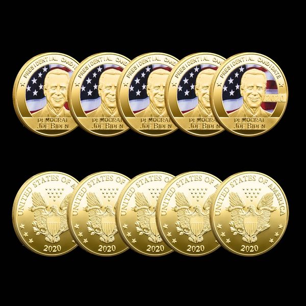 5pcs v joe biden commemorative badge craft gold plated souvenir coin collectible gift art coins
5pcs v joe biden commemorative badge craft gold plated souvenir coin collectible gift art coins