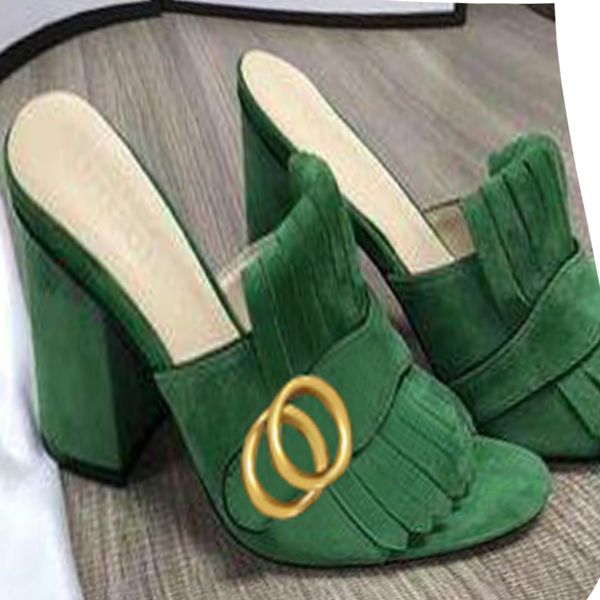designer classic women half slippers cowhide 100% leather suede thick heels metal slides woman shoe beach lazy sandals high heeled shoes 6ev, Black
designer classic women half slippers cowhide 100% leather suede thick heels metal slides woman shoe beach lazy sandals high heeled shoes 6ev, Black