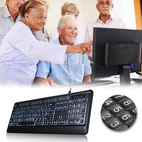usb interface large print backlit wired keyboard backlight design large type type bold easy to read and ergonomic
usb interface large print backlit wired keyboard backlight design large type type bold easy to read and ergonomic