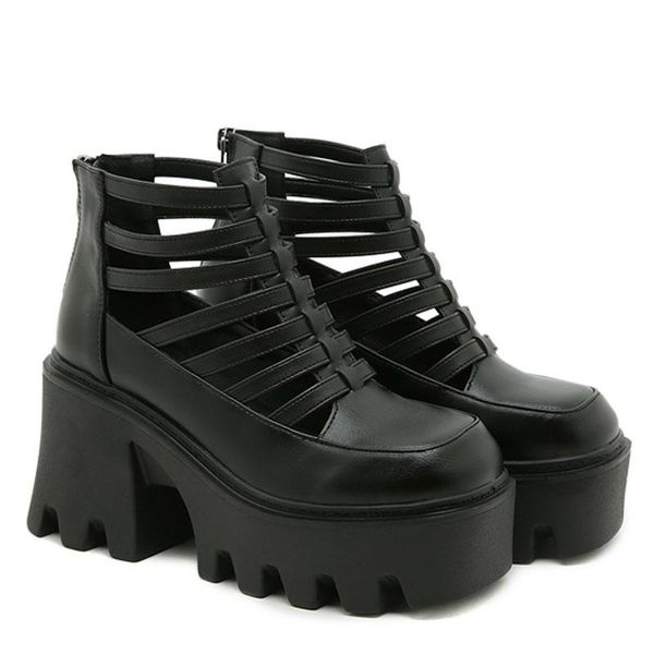 dress shoes retro thick sole demonia platform comfy t strap chunky heels gothic y2k for women hollow out zipper quality, Black
dress shoes retro thick sole demonia platform comfy t strap chunky heels gothic y2k for women hollow out zipper quality, Black