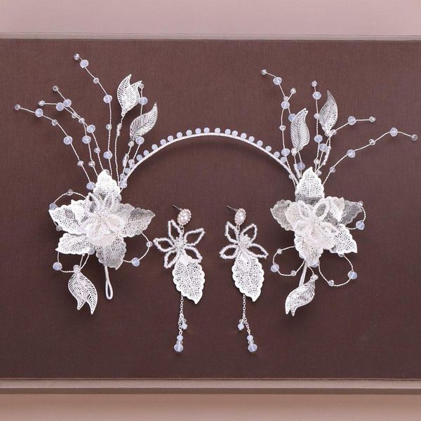 hair clips & barrettes korean sweet hairband earrings set bride tiara sliver flower leaves shape bead crown ear stud kit women accessories b, Golden;silver
hair clips & barrettes korean sweet hairband earrings set bride tiara sliver flower leaves shape bead crown ear stud kit women accessories b, Golden;silver