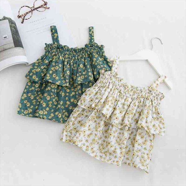 fashion baby girls blouses shirts cute ruffle sling sleeveless floral summer clothing for 2-7y girls children wholesale, White;black
fashion baby girls blouses shirts cute ruffle sling sleeveless floral summer clothing for 2-7y girls children wholesale, White;black