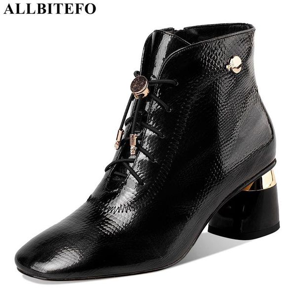 boots allbitefo square toe genuine leather thick heels ankle for women brand high party woemn heel shoes, Black
boots allbitefo square toe genuine leather thick heels ankle for women brand high party woemn heel shoes, Black