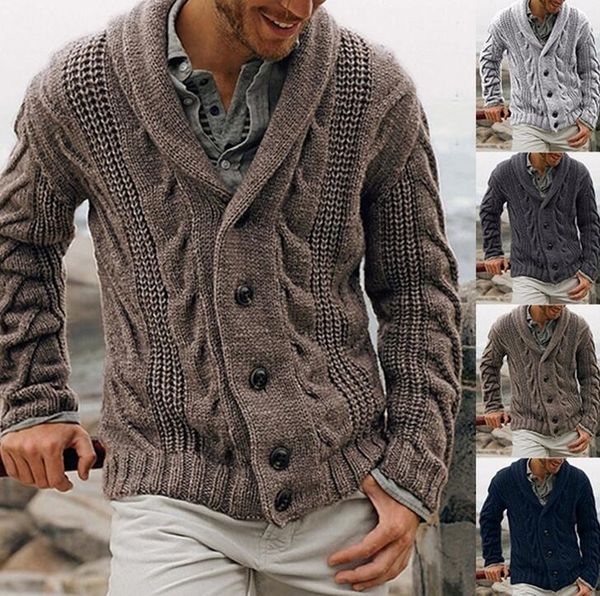 2021 new knitted sweater men lapel neck solid thick knitting mens sweaters cardigan male autumn winter fashion casual lapel button, White;black
2021 new knitted sweater men lapel neck solid thick knitting mens sweaters cardigan male autumn winter fashion casual lapel button, White;black