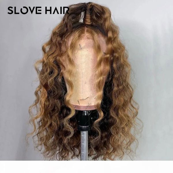 13x4 deep wave ombre color honey blond highlight 150% lace front human hair wig for women remy brazilian middleratio slove hair, Black;brown
13x4 deep wave ombre color honey blond highlight 150% lace front human hair wig for women remy brazilian middleratio slove hair, Black;brown