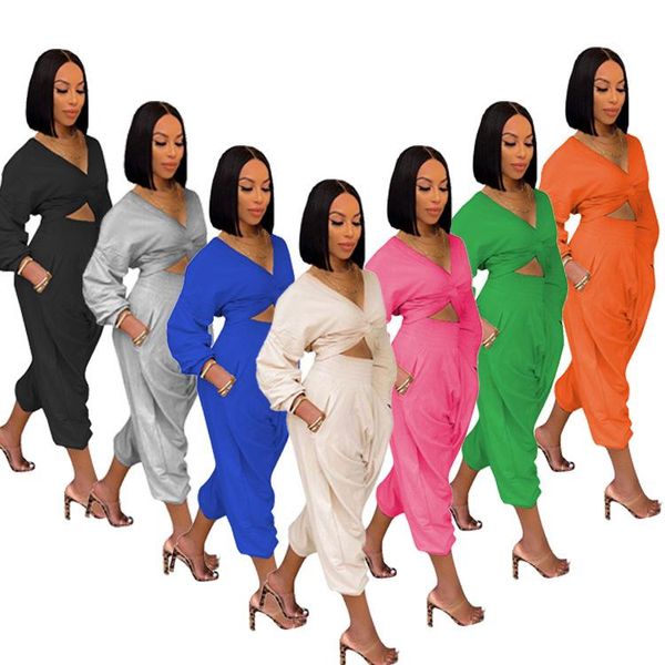 women's two piece pants casual loose suits women 2021 autumn elegant office outdoor wear leaky waist v-neck elastic long female sets, White
women's two piece pants casual loose suits women 2021 autumn elegant office outdoor wear leaky waist v-neck elastic long female sets, White