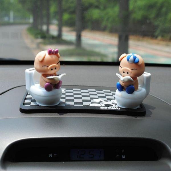 decorative objects & figurines solar power shaking head toy cartoon toilet pig car ornaments home decoration decompression dolls auto interi
decorative objects & figurines solar power shaking head toy cartoon toilet pig car ornaments home decoration decompression dolls auto interi