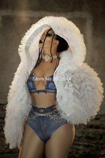 new fashion white mesh lace short loose jacket hooded women stage wear nightclub outfit female dance costume plus size, Black;red
new fashion white mesh lace short loose jacket hooded women stage wear nightclub outfit female dance costume plus size, Black;red