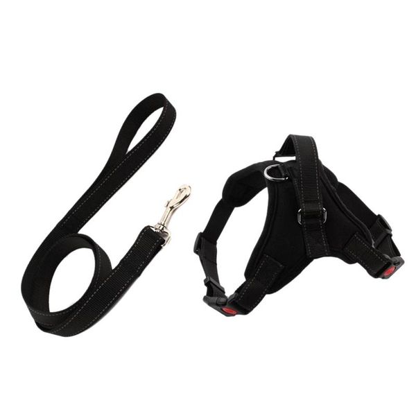 dog collars & leashes harness leash set adjustable breathable cat collar vest for puppy pet chest strap accessories black m
dog collars & leashes harness leash set adjustable breathable cat collar vest for puppy pet chest strap accessories black m