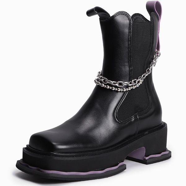 boots brand women punk motorcycle for ladies fashion chain biker shoes female platform wedges heels designer pumps girl 2021, Black
boots brand women punk motorcycle for ladies fashion chain biker shoes female platform wedges heels designer pumps girl 2021, Black